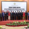 BUPATI CEP Hadir Bersama Ketua  DPRD. di sertijab kepala Perwakilan BPK Sulut