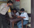 Polsek Gemeh Sediakan Wifi Gratis Bhabinkamtibmas Oskar Dalita Awasi Pembelajaran Siswa