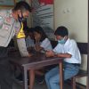 Polsek Gemeh Sediakan Wifi Gratis Bhabinkamtibmas Oskar Dalita Awasi Pembelajaran Siswa