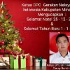 Ketua DPC GNTI Minahasa Mengucapkan Selamat Natal dan Tahun Baru