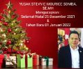 Yusak T.M Somba Mengucapkan Selamat Natal & Tahun Baru