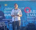 Dalam Rangka HUT Ke-25 BUMN Pemkab Mitra Gelar Jalan Sehat
