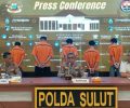 Polda Sulut Ungkap Kasus TPPO Lewat Aplikasi Michat 5 Pelaku di Tahan