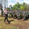 Polres Minsel Gelar Pasukan Ops Mantap Praja 2018 Siap Amankan Pilkada Mitra